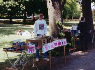 Jens sålde också spel på Suckarnas Gång i Simrishamn varje lördag 1991-1992.